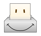Ein gl�cklicher Drucker